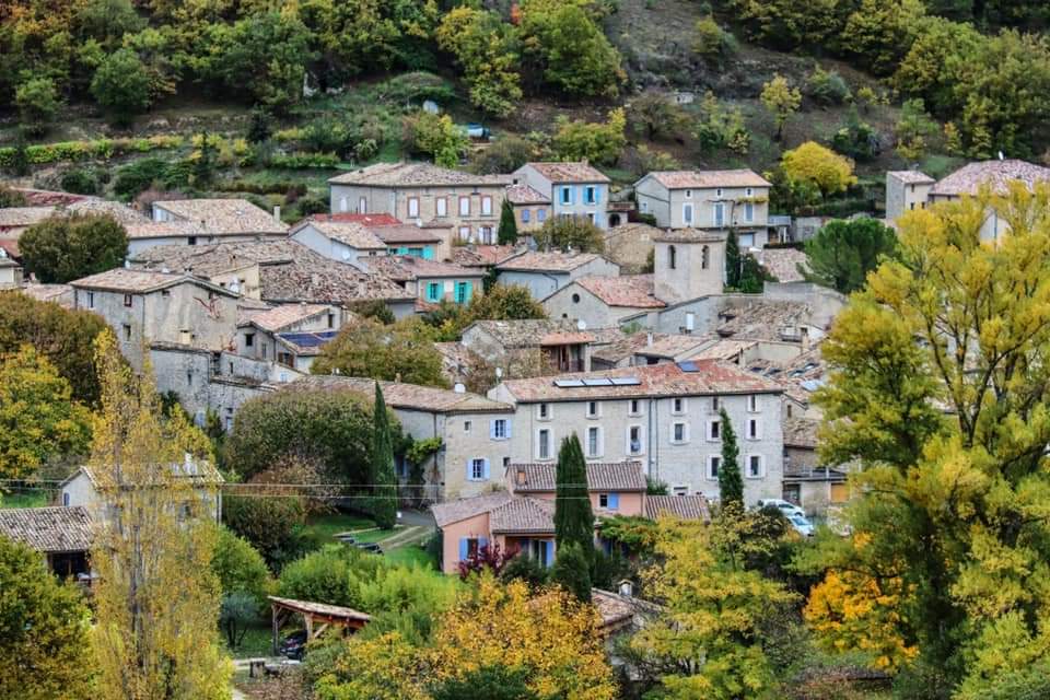 Vue du haut, devant ville